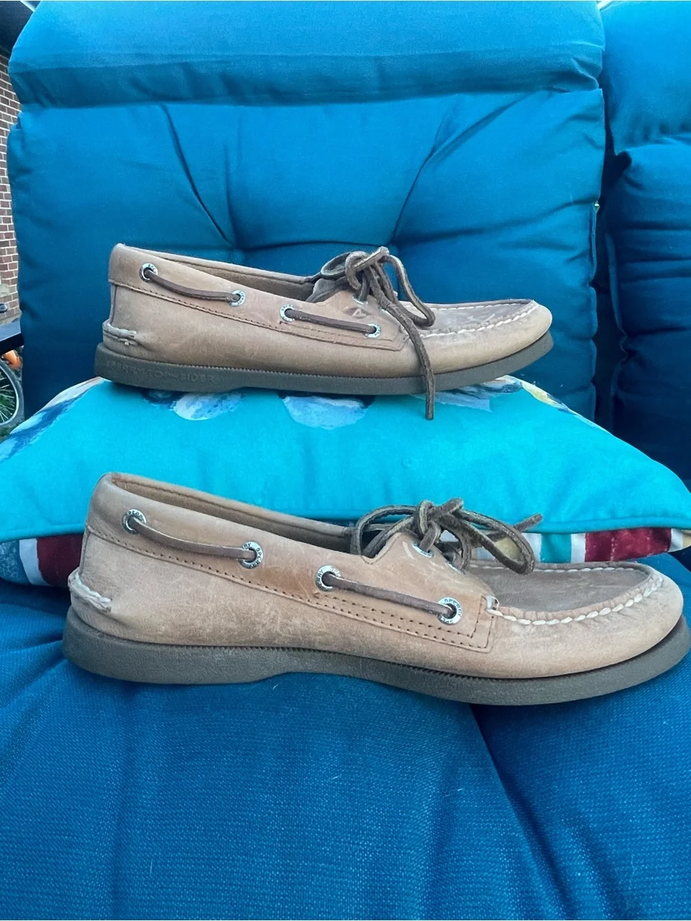 Sperry Top-Sider Brown Leather Boat Shoes Men’s 8.5M